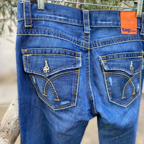 NW Tag+Jeans 🇺🇸 Made Distressed Skinny, Sz 30/34 - Picture 4 of 13